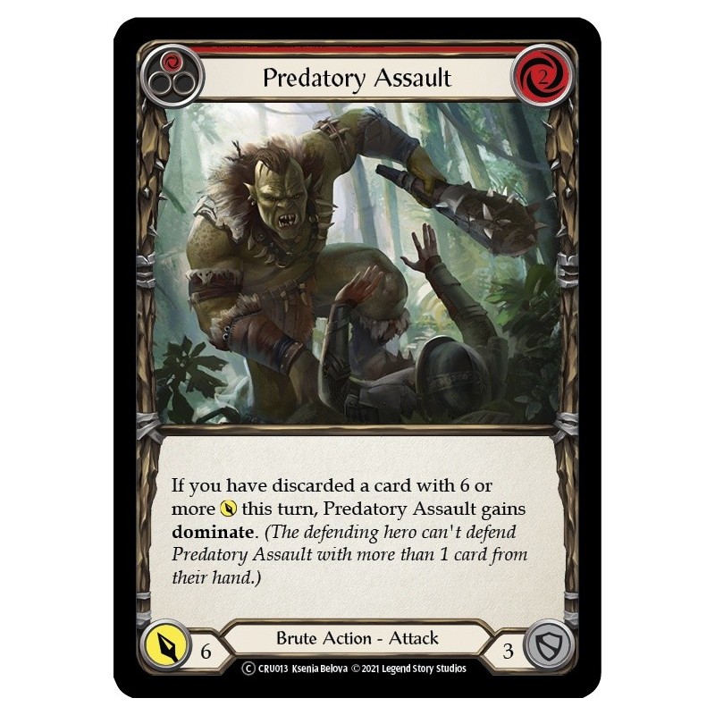 Predatory Assault Red [U-CRU013]
