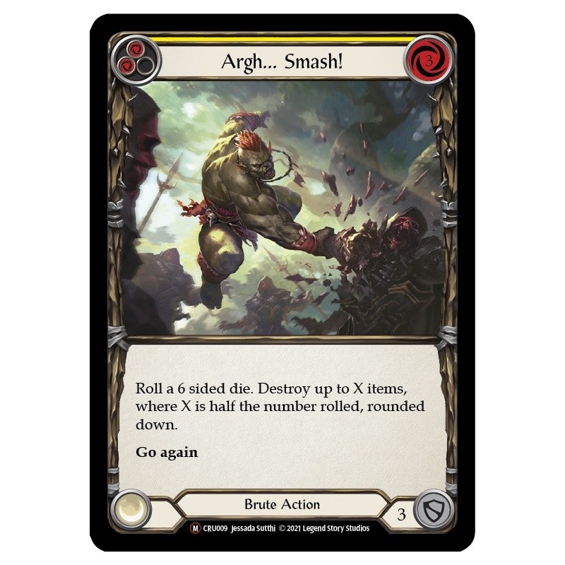 ARGH... Smash! FOIL [U-CRU009-RF]