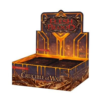 Crucible of War Booster - Unlimited - Flesh & Blood TCG
