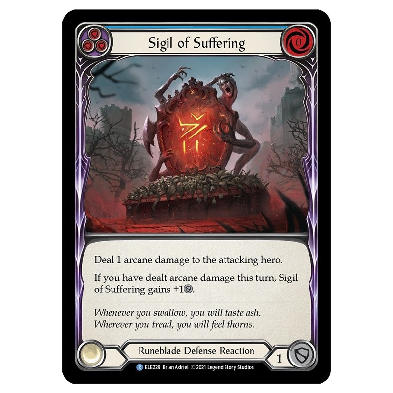 Sigil of Suffering Blue [U-ELE229]