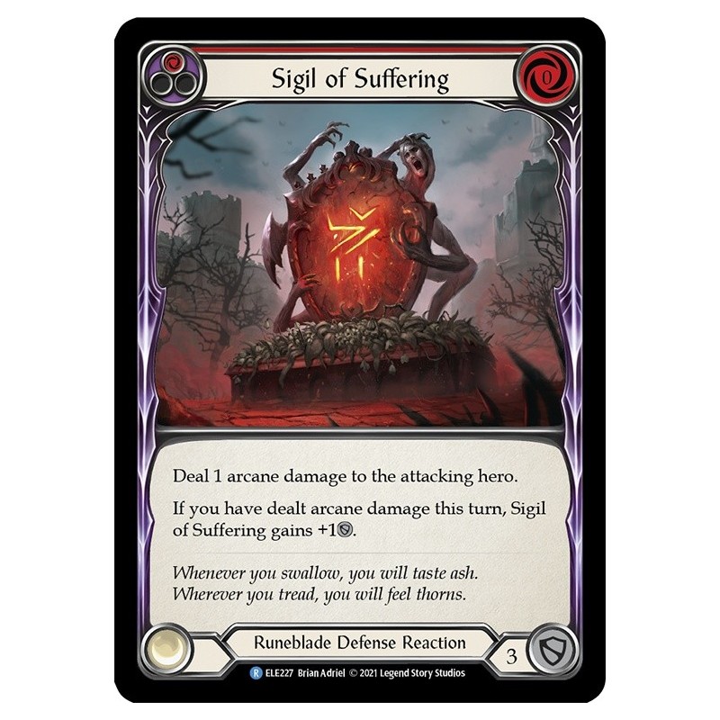 Sigil of Suffering Red [U-ELE227]