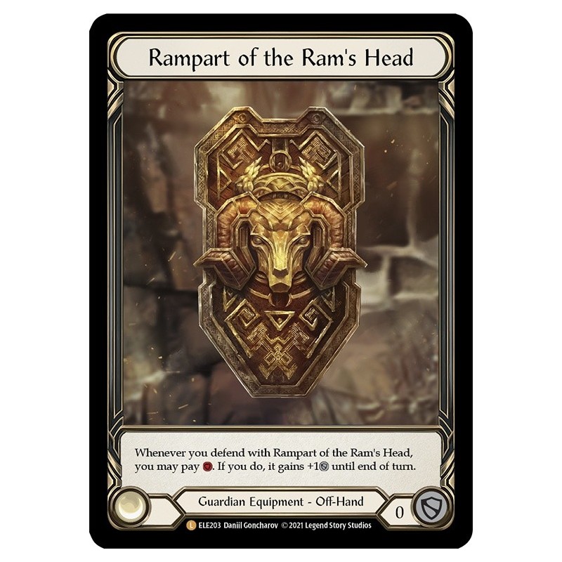 Rampart of the Ram's Head FOIL [U-ELE203-CF]
