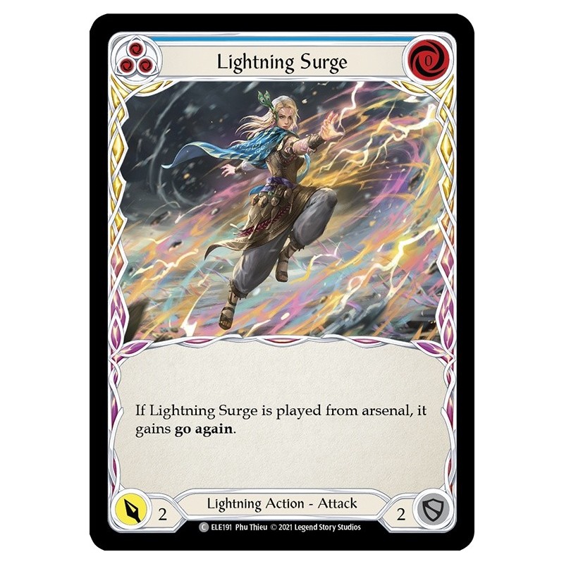 Lightning Surge Blue [U-ELE191]