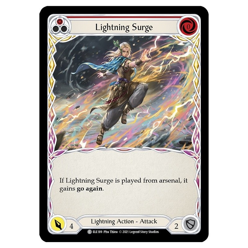 Lightning Surge Red [U-ELE189]