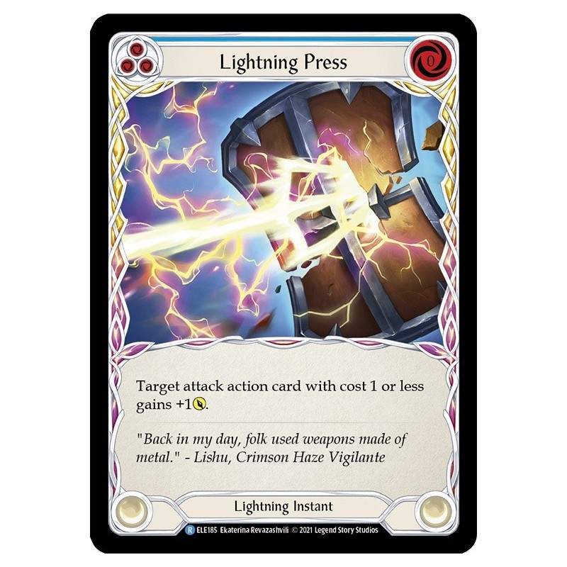Lightning Press Blue [U-ELE185]