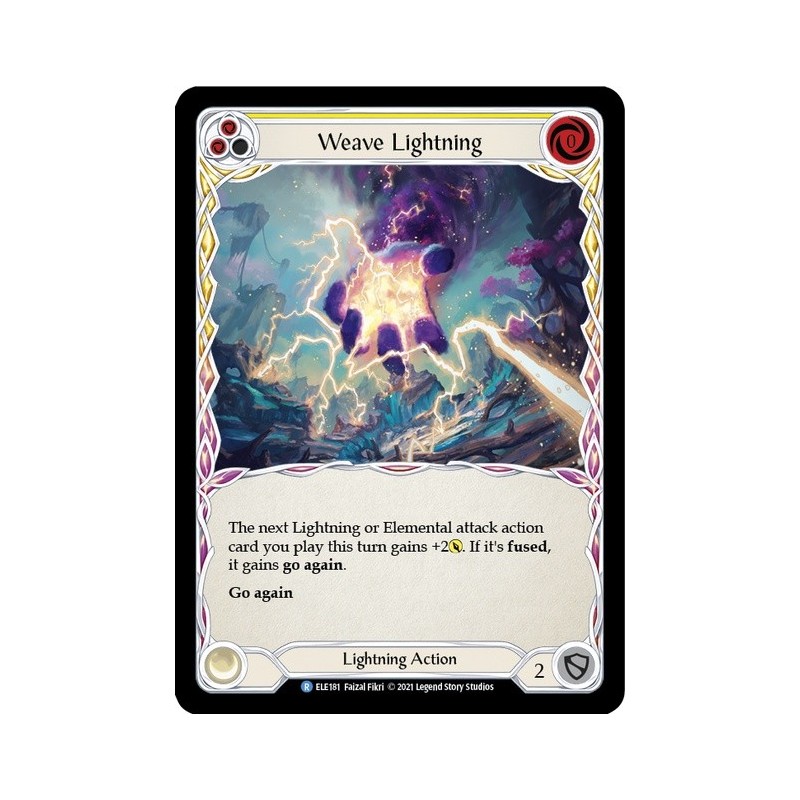 Weave Lightning Yellow [U-ELE181]