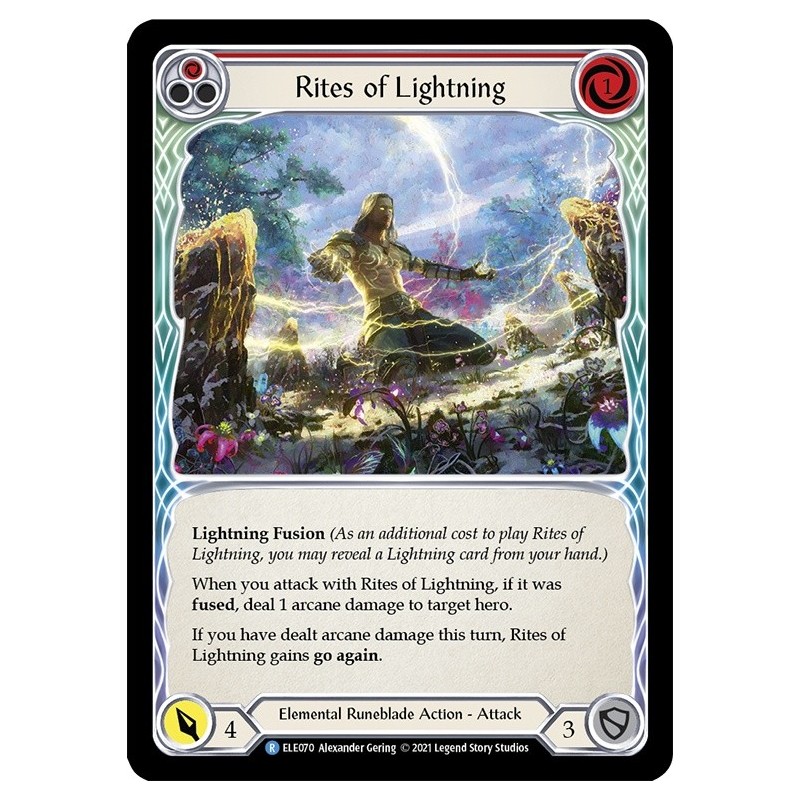 Rites of Lightning Red [U-ELE070]