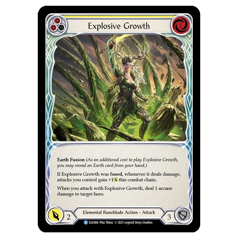 Explosive Growth Yellow [U-ELE068]