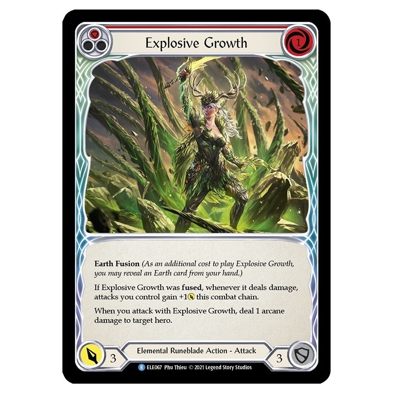 Explosive Growth Red [U-ELE067]