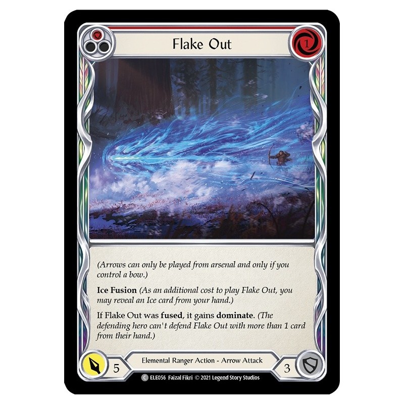 Flake Out Red [U-ELE056]