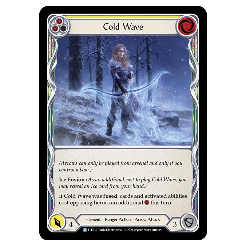 Cold Wave Yellow [U-ELE039]
