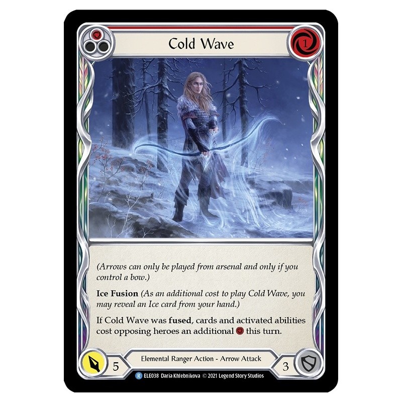 Cold Wave Red [U-ELE038]