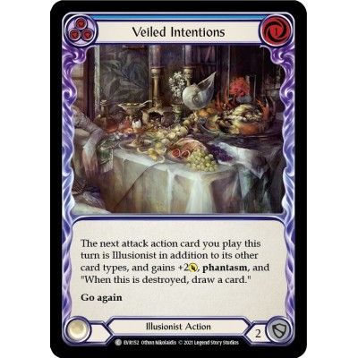 Veiled Intentions Blue FOIL [EVR152-RF]
