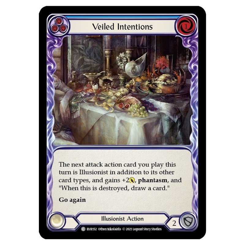 Veiled Intentions Blue [EVR152]
