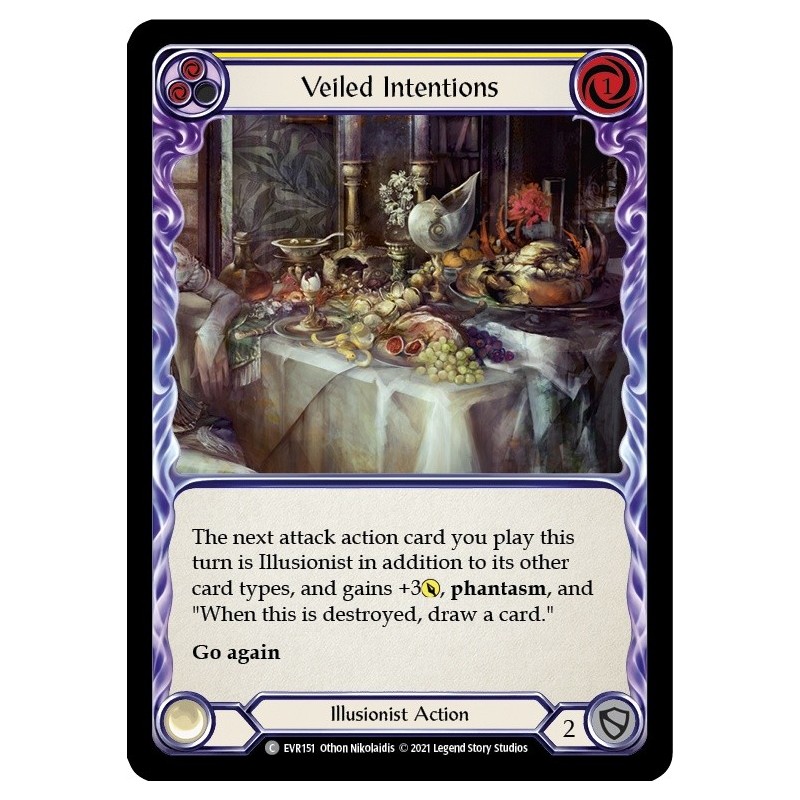 Veiled Intentions Yellow FOIL [EVR151-RF]