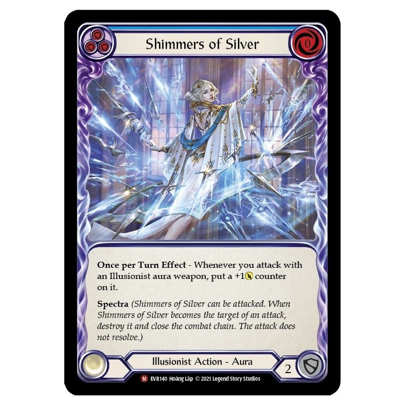 Shimmers of Silver FOIL [EVR140-RF]