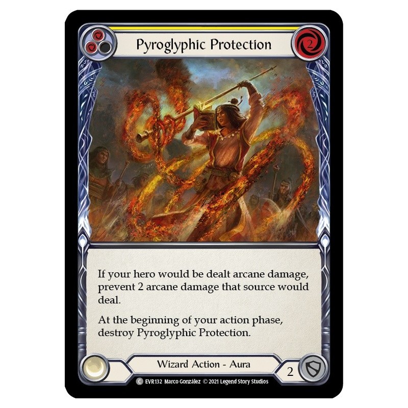 Pyroglyphic Protection Yellow FOIL [EVR132-RF]