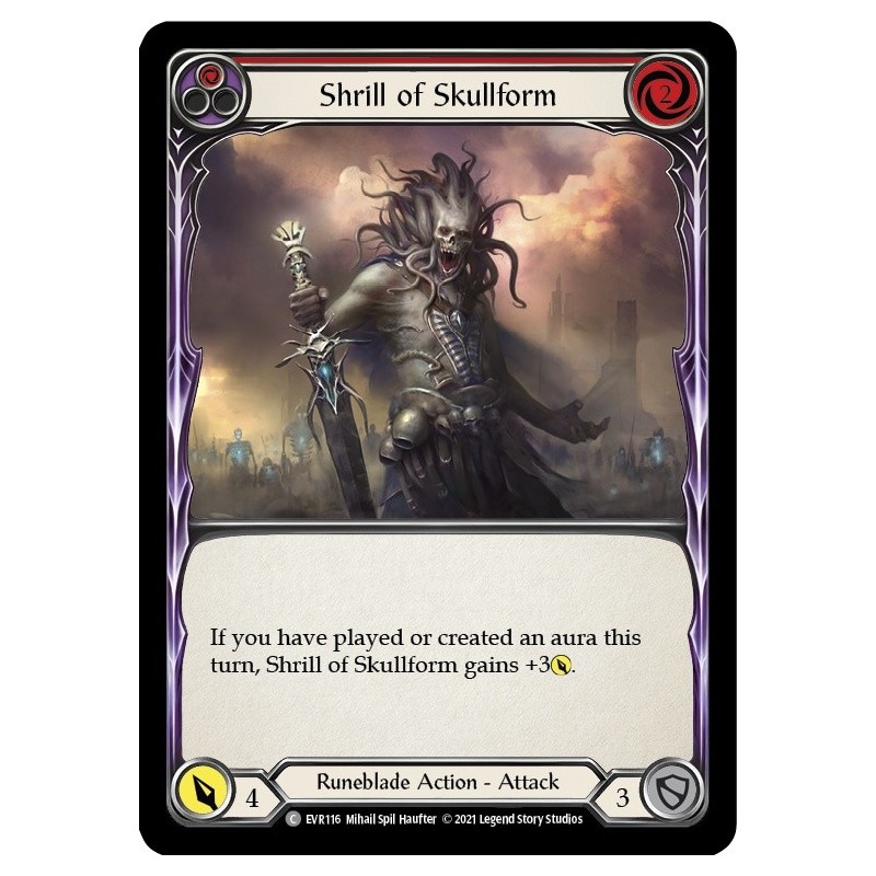 Shrill of Skullform Red [EVR116]