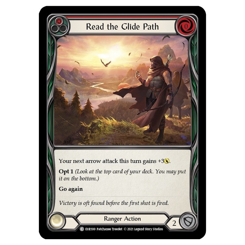Read the Glide Path Red FOIL [EVR100-RF]