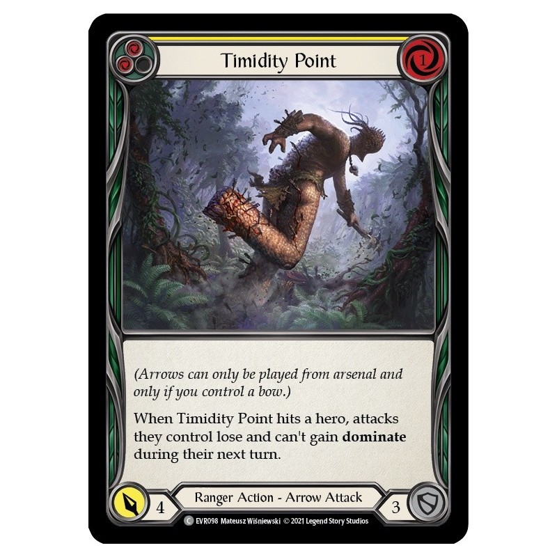 Timidity Point Yellow FOIL [EVR098-RF]