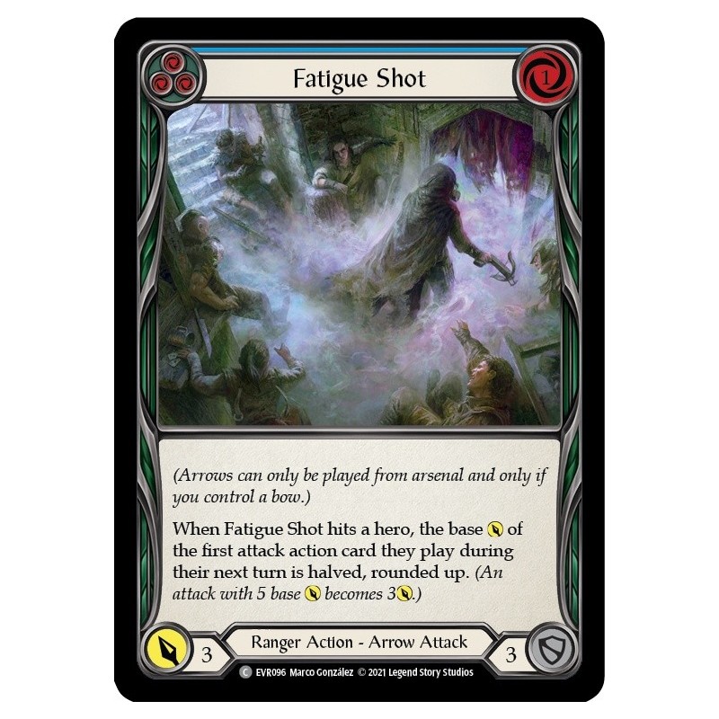 Fatigue Shot Blue FOIL [EVR096-RF]